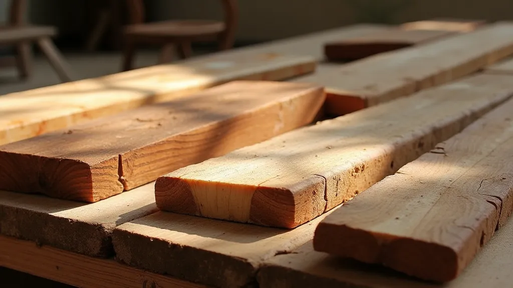 Assorted wood planks
